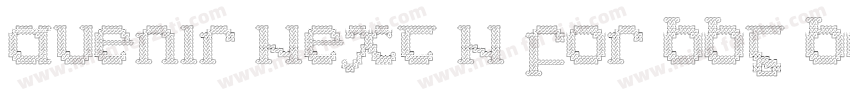Avenir Next N for BBG Bold字体转换